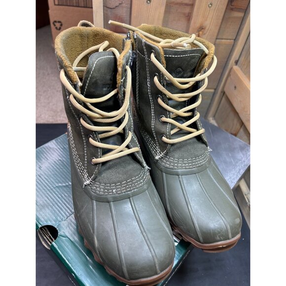 Wolverine Womens Torrent Waterproof Olive Duck Boots Size 9 M - Picture 4 of 10